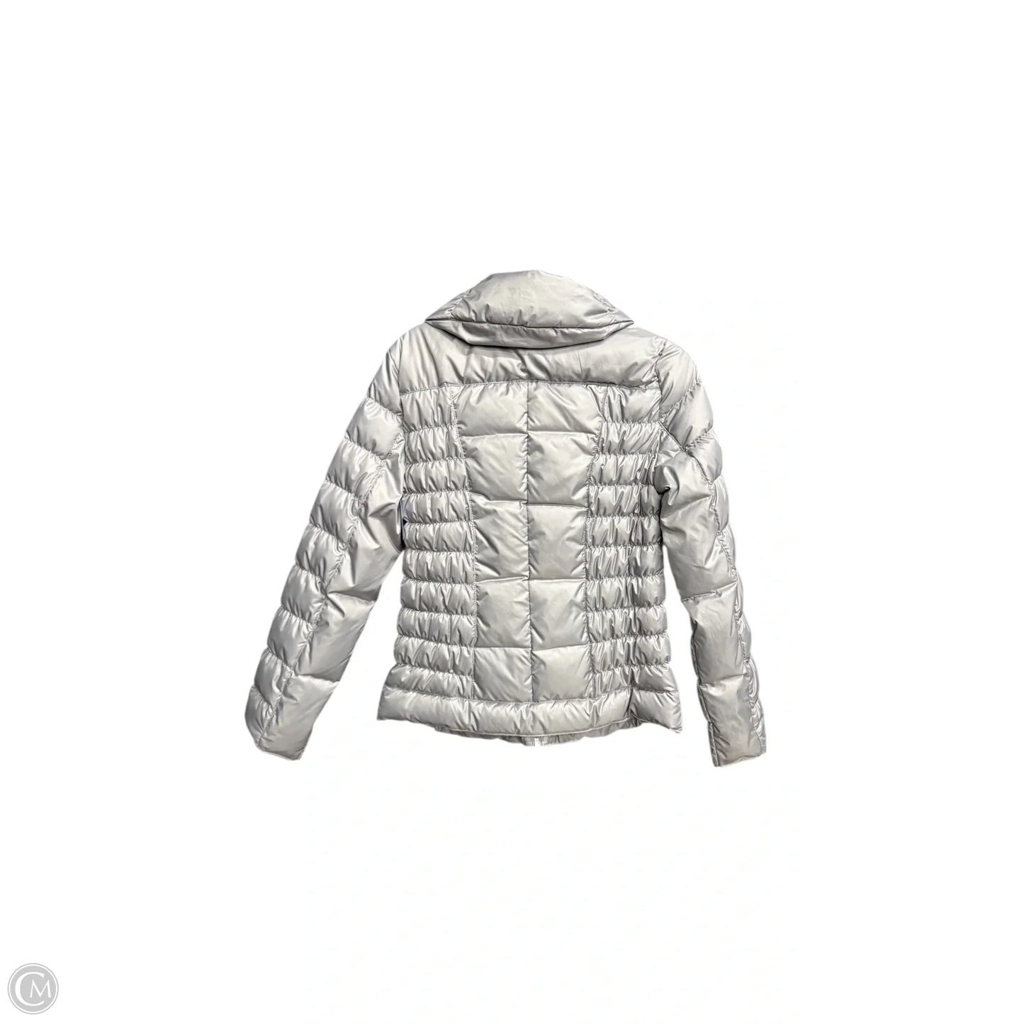 Jacket Puffer & Quilted By Kenneth Cole In Grey, Size: S