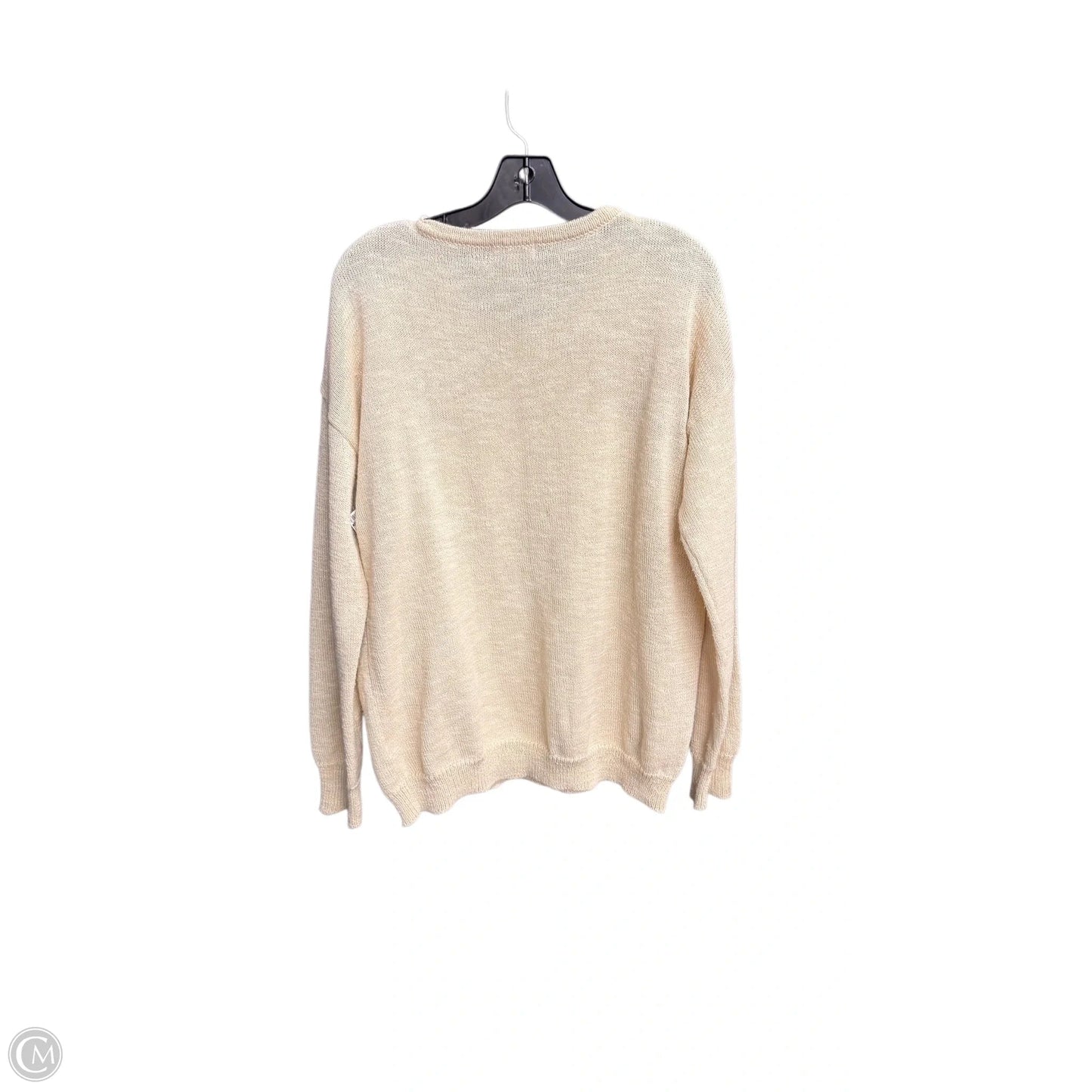 Sweater By Simply Southern In Cream, Size: L