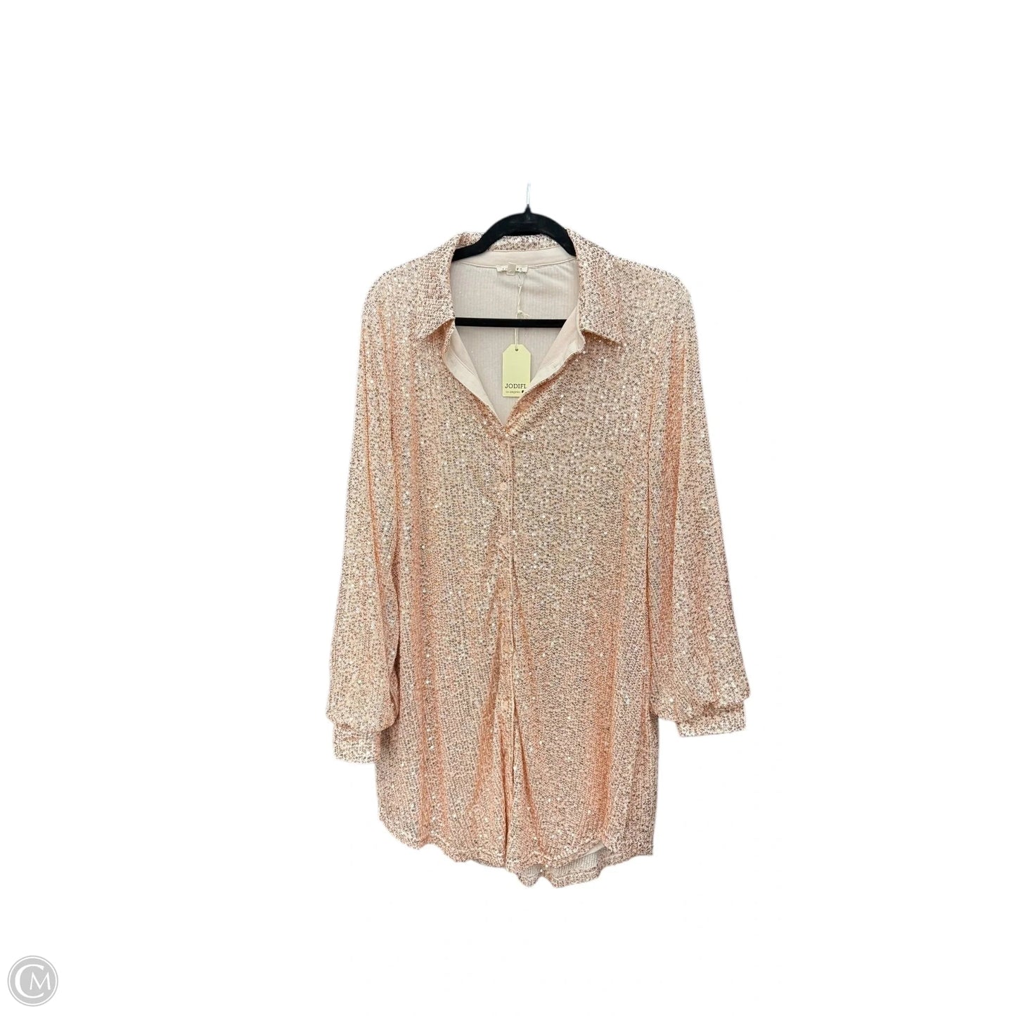 Dress Casual Midi By Jodifl In Rose Gold, Size: M