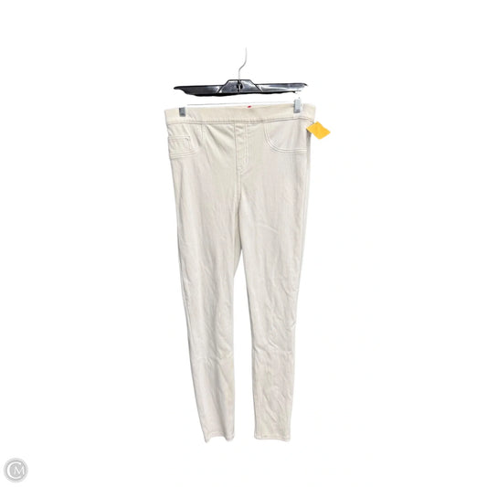 Jeans Skinny By Spanx In White, Size: 8