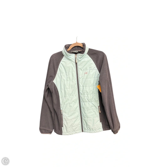 Jacket Puffer & Quilted By New Balance In Blue & Grey, Size: L