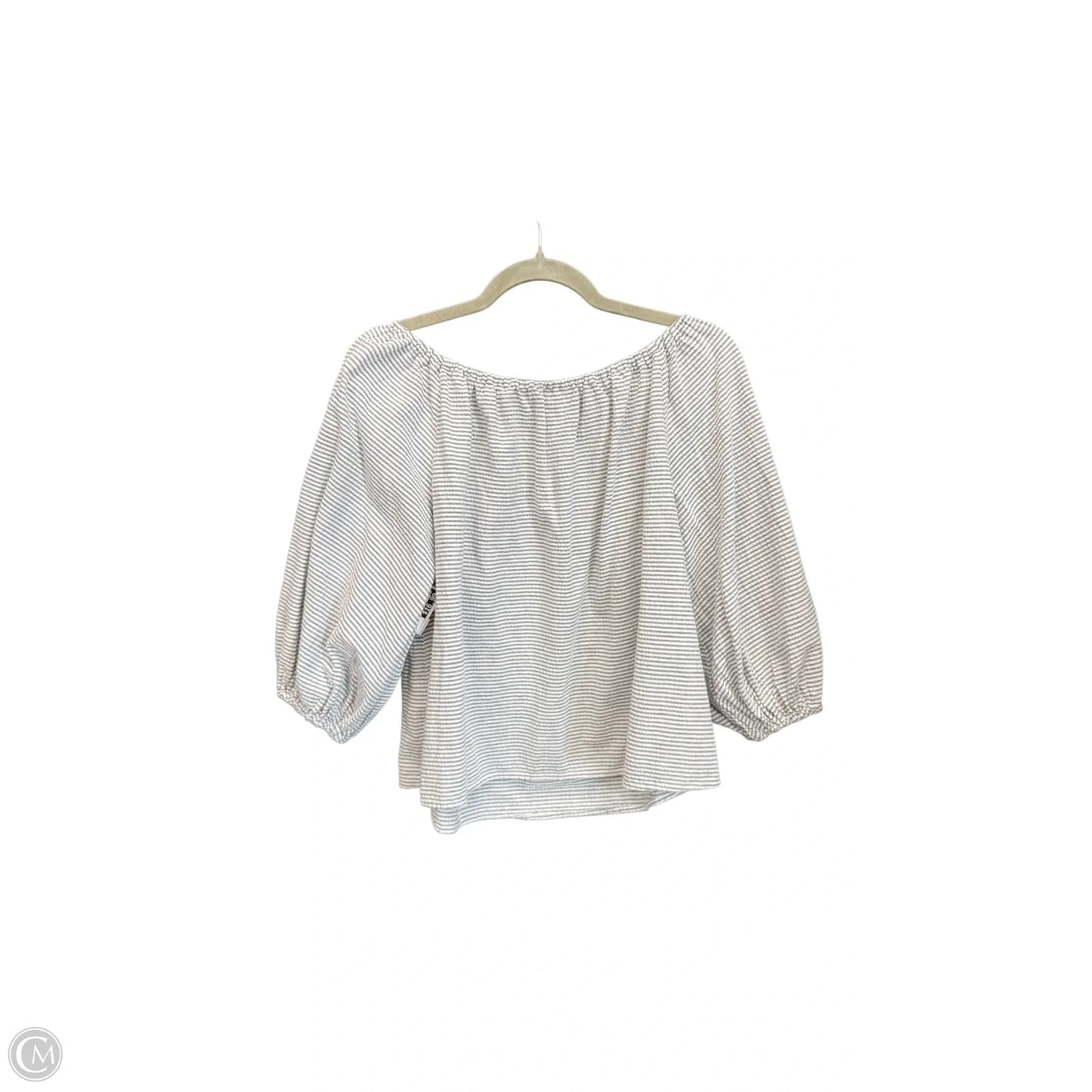 Top Short Sleeve By Maeve In Striped Pattern, Size: S