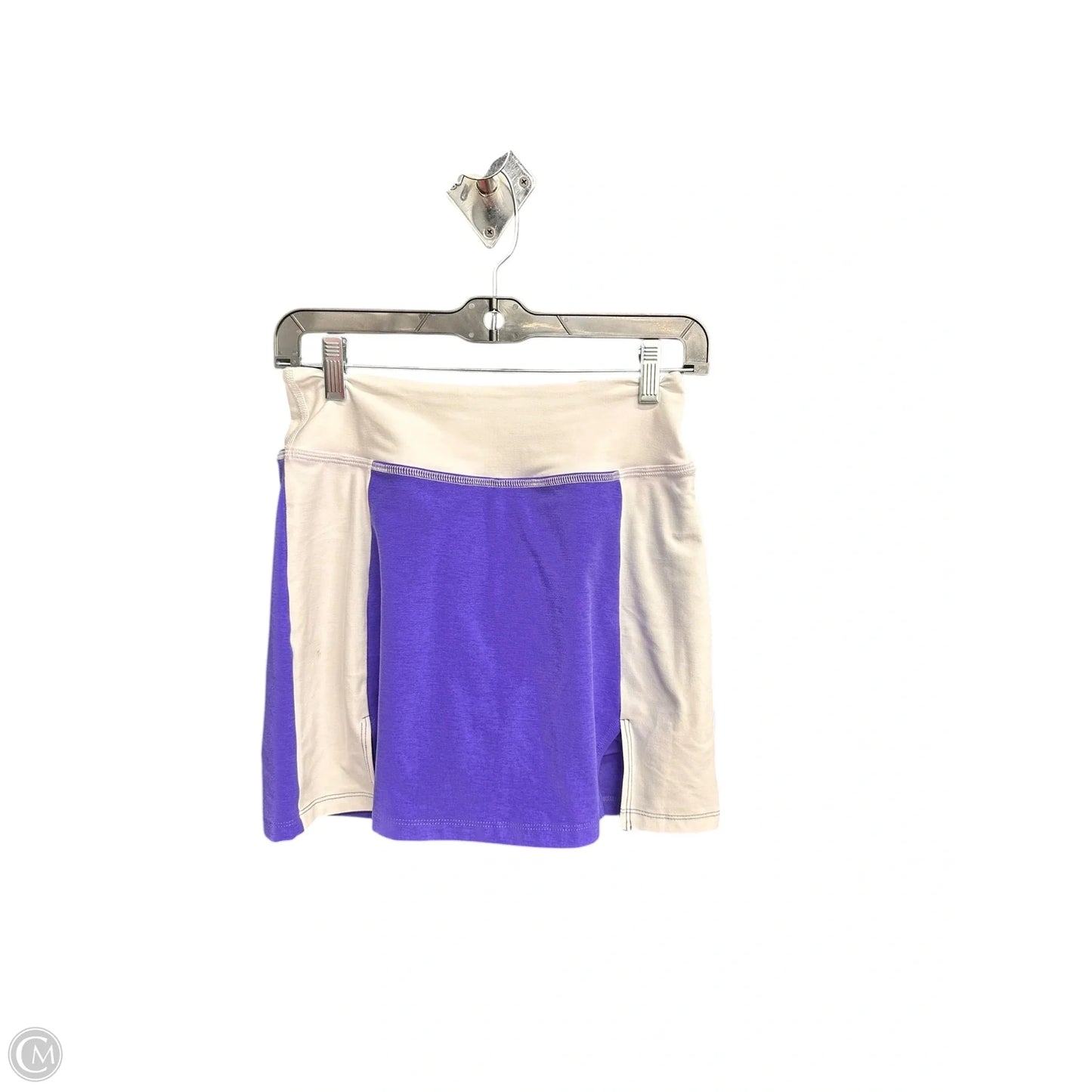 Athletic Skort By Beyond Yoga In Purple & White, Size: Xs
