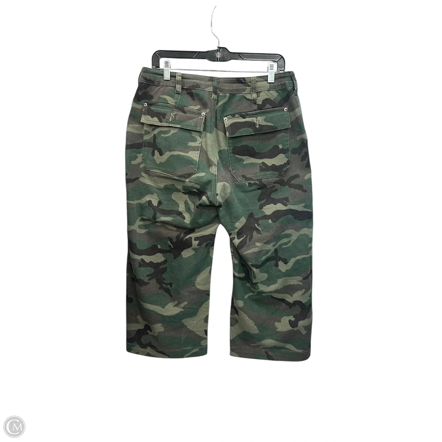 Jeans Wide Leg By Clothes Mentor In Camouflage Print, Size: 12