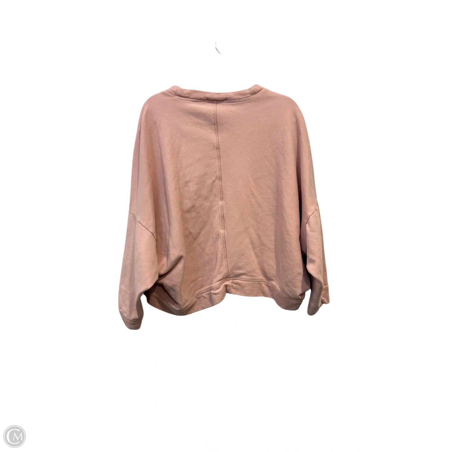 Sweatshirt Collar By Ella Moss In Pink, Size: M