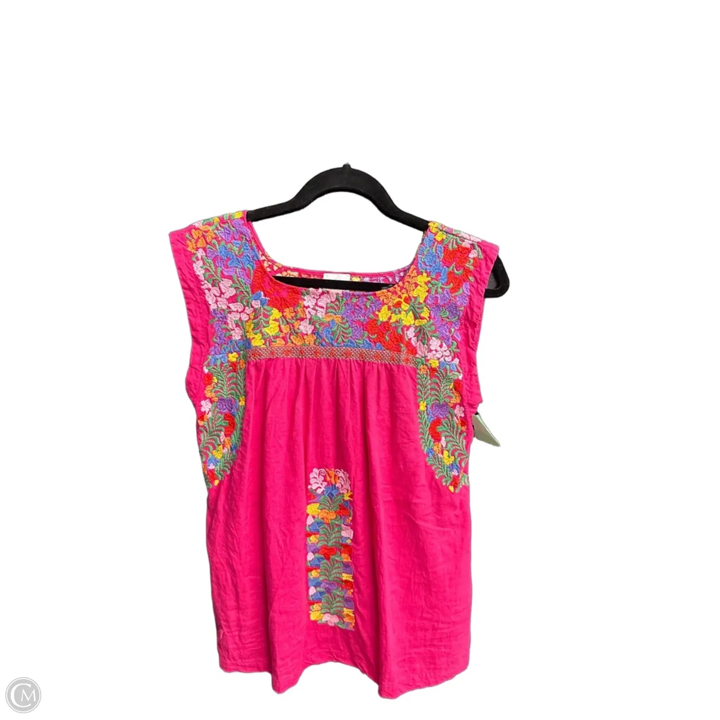 Top Sleeveless By J.marie In Pink, Size: Xs