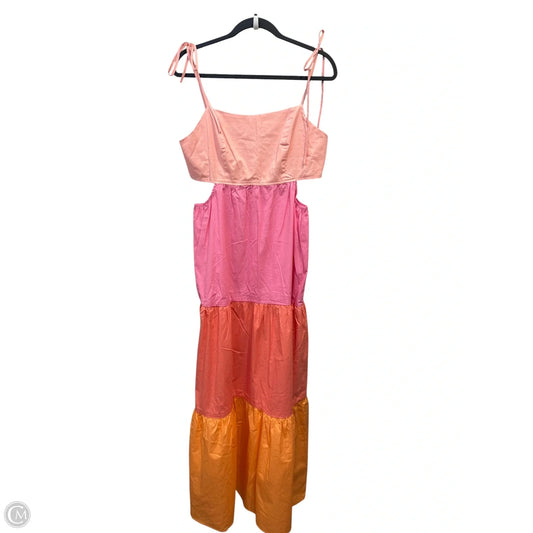 Dress Casual Maxi By Altard State In Pink & Red, Size: L