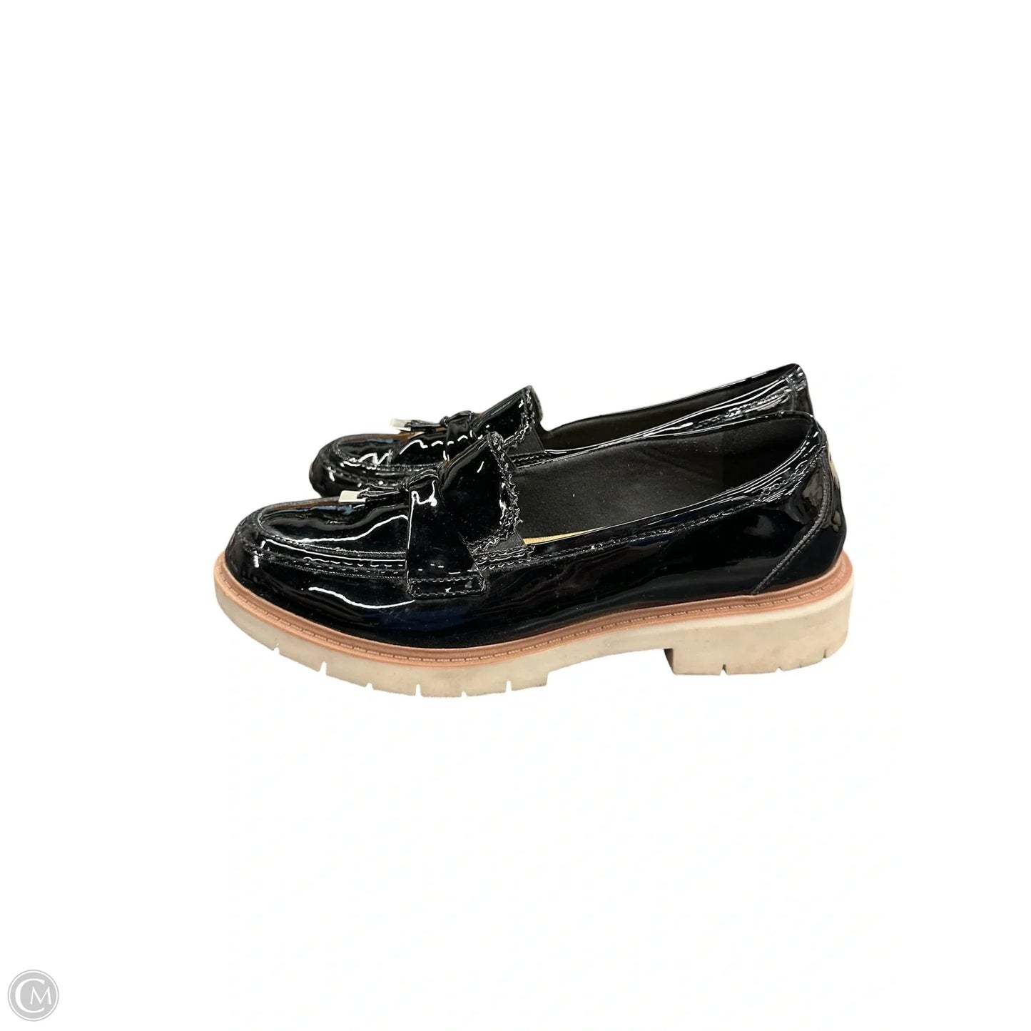 Shoes Flats By Clarks In Black, Size: 8