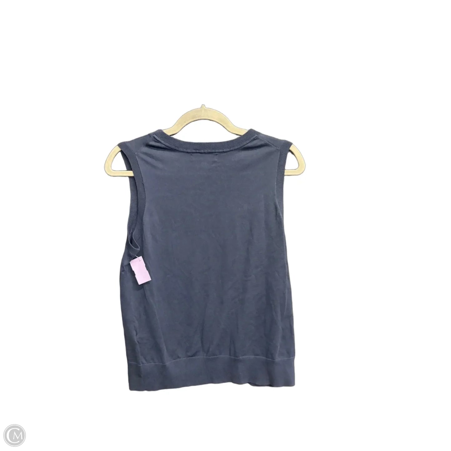 Top Sleeveless By Banana Republic In Navy, Size: L