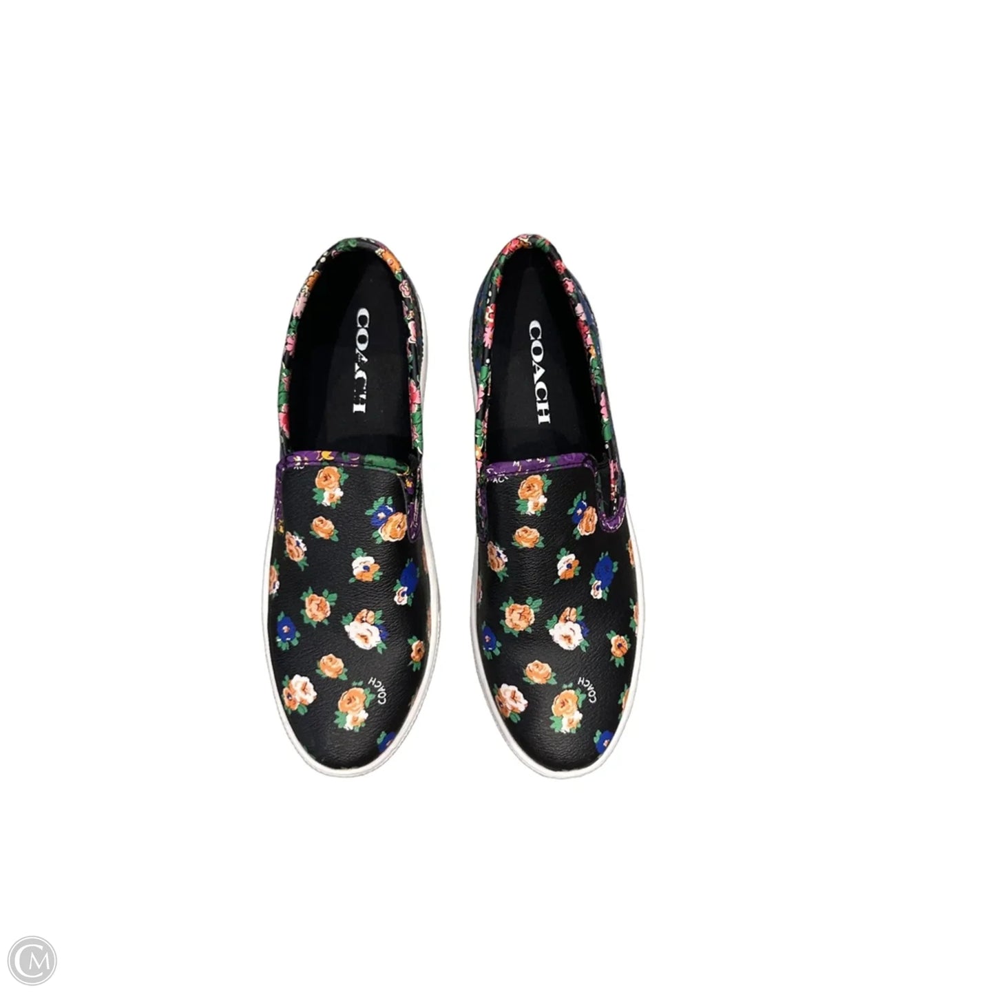 Shoes Designer By Coach In Floral Print, Size: 7.5