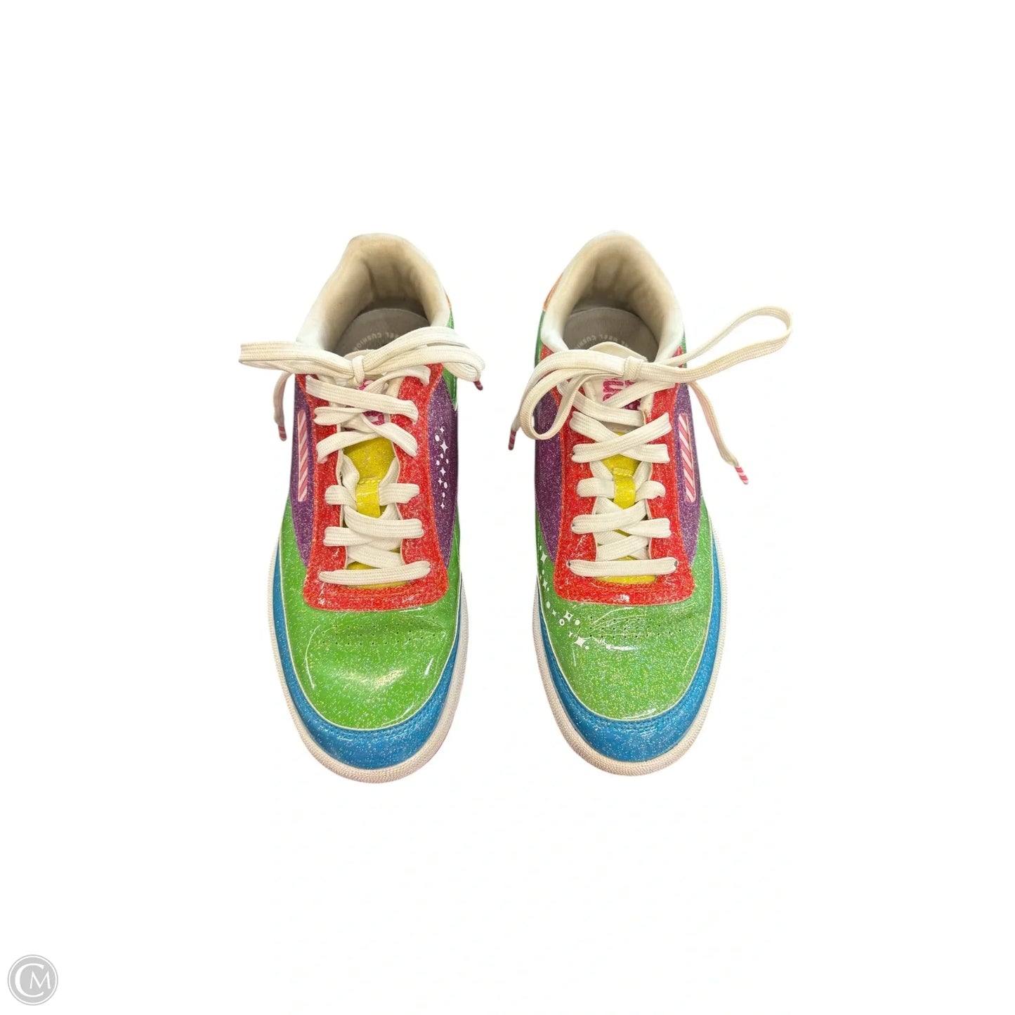Shoes Sneakers By Reebok In Rainbow Print, Size: 7
