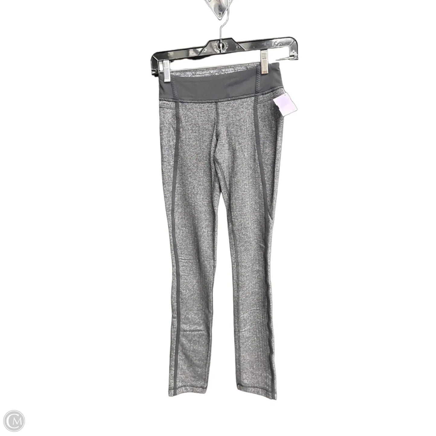 Athletic Leggings By Lululemon In Grey, Size: Xs