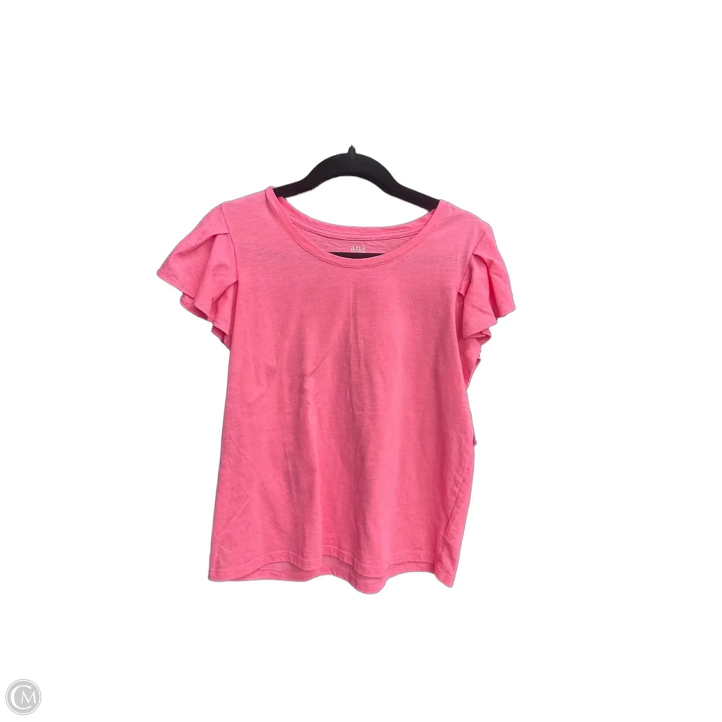 Top Short Sleeve By Ana In Pink, Size: L