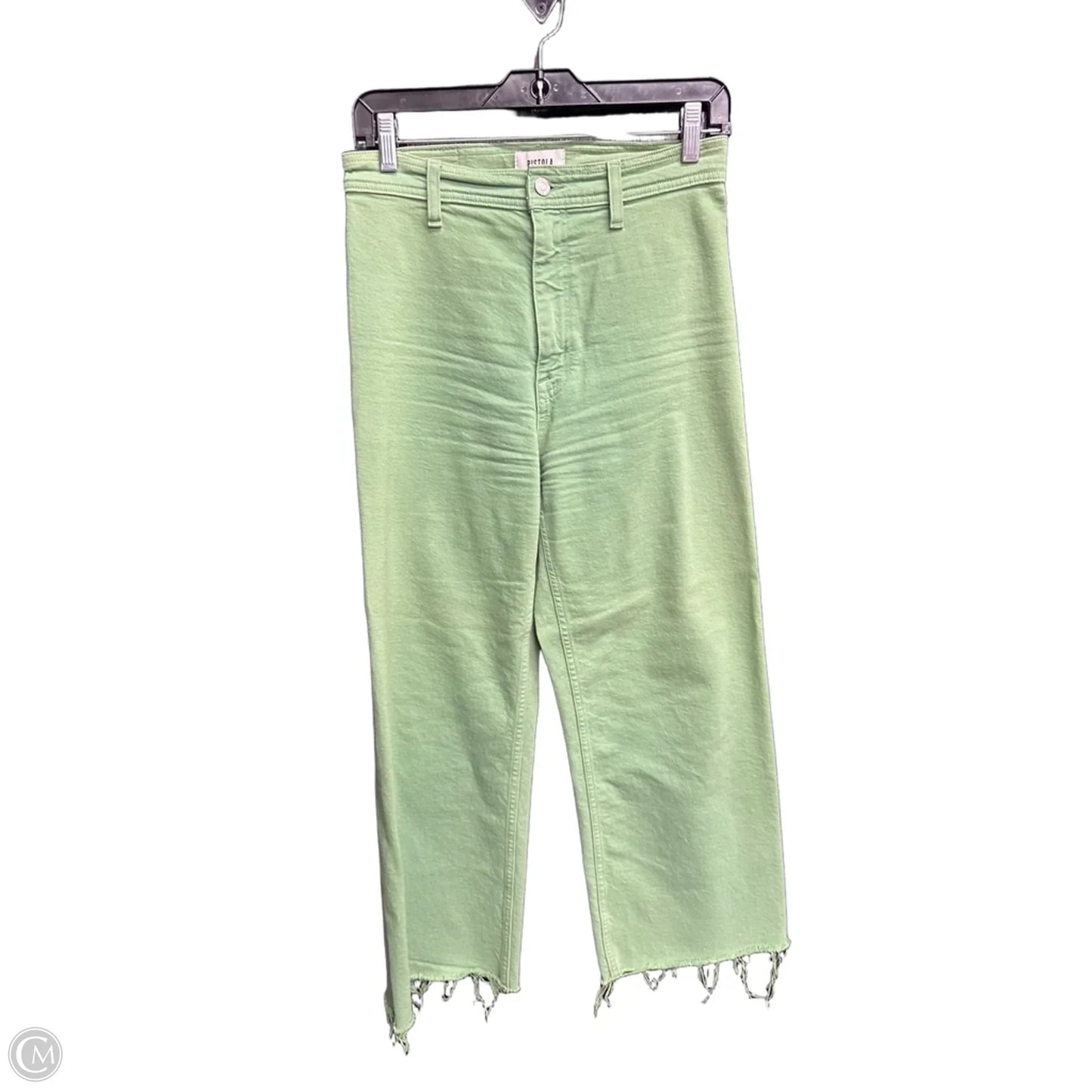 Jeans Wide Leg By Pistola In Green, Size: 2