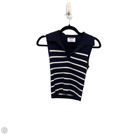 Top Sleeveless By Old Navy In Striped Pattern, Size: S