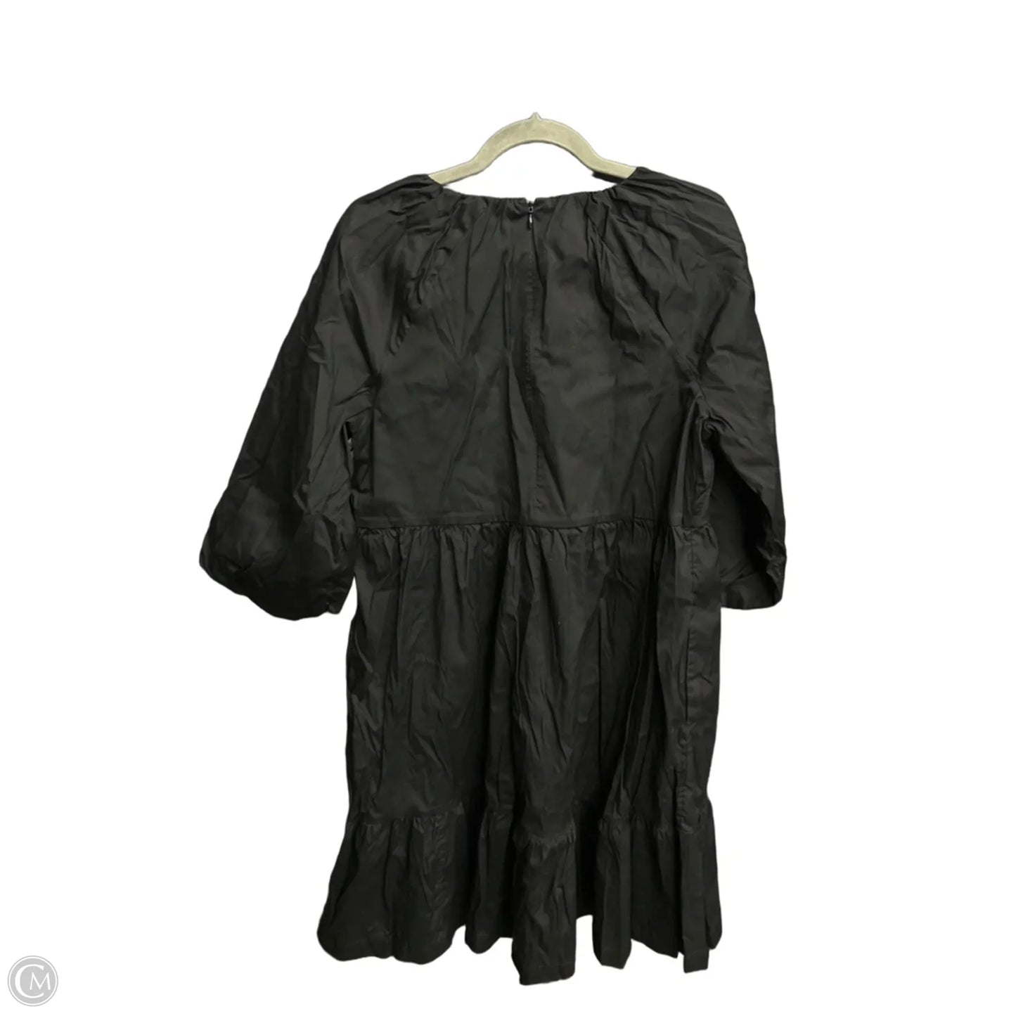 Dress Casual Midi By Chicos In Black, Size: M
