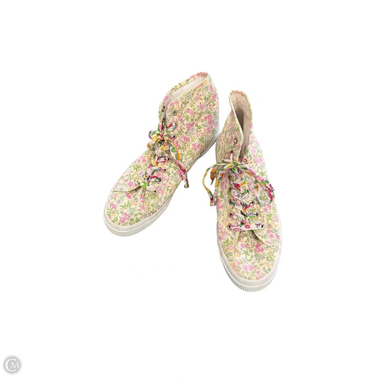 Shoes Sneakers By Superga In Floral Print, Size: 8