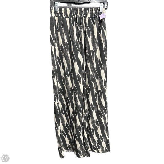 Pants Wide Leg By Entro In Black & Cream, Size: 6