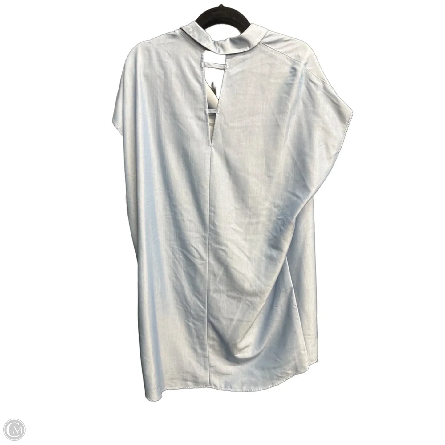 Dress Casual Short By Zara Basic In Blue Denim, Size: S