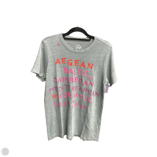 Top Short Sleeve By Anthropologie In Multi-colored, Size: M