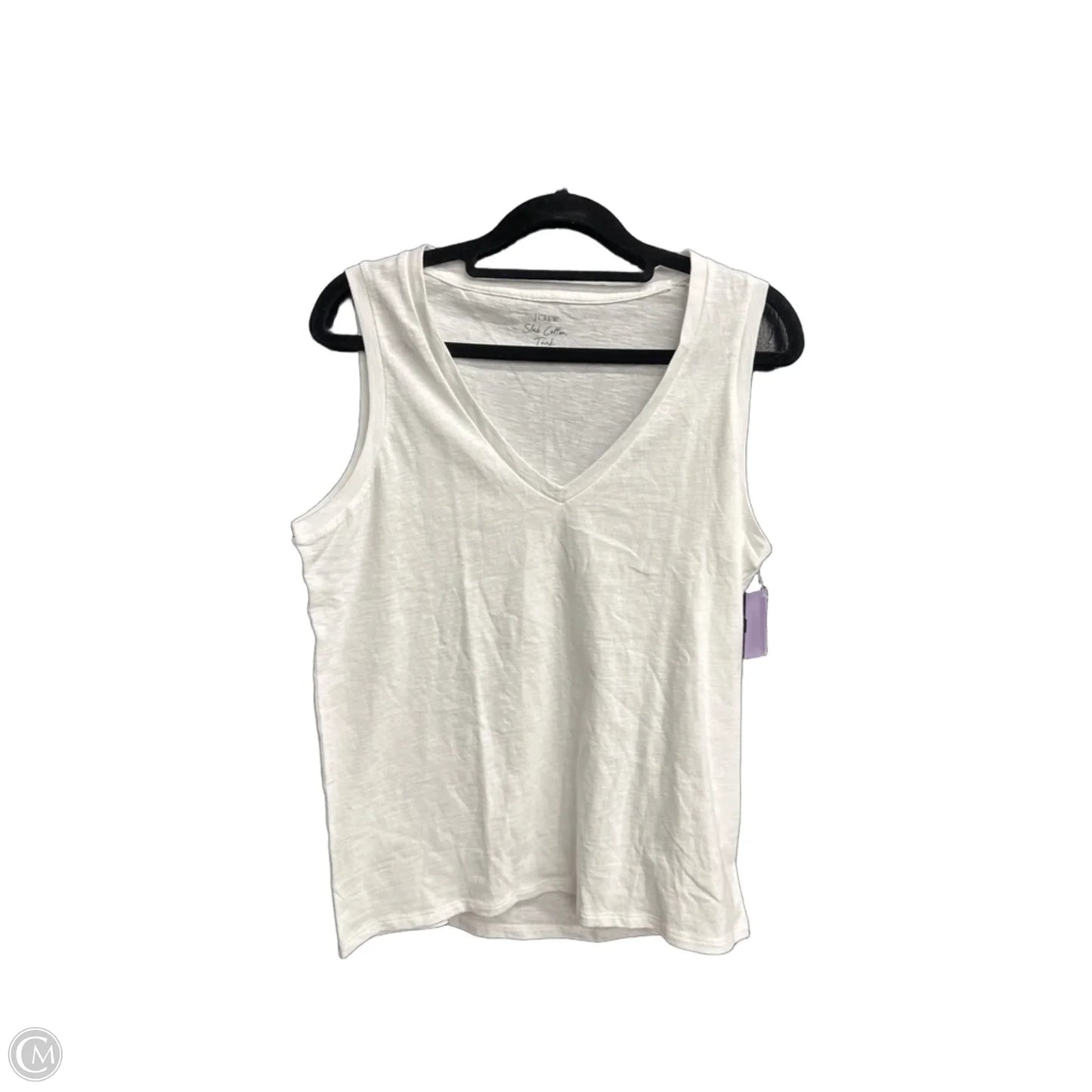 Top Sleeveless By J. Crew In White, Size: S