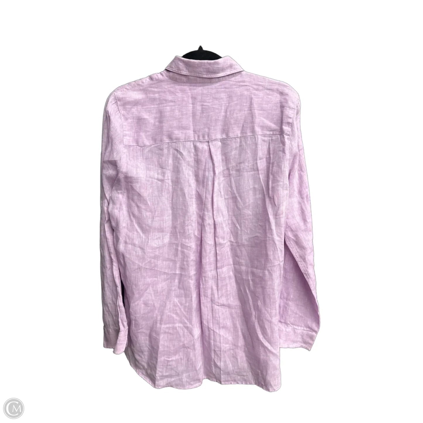 Top Long Sleeve By J Mclaughlin In Purple, Size: M