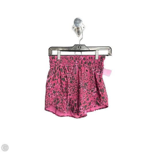 Athletic Shorts By Lululemon In Leopard Print, Size: S