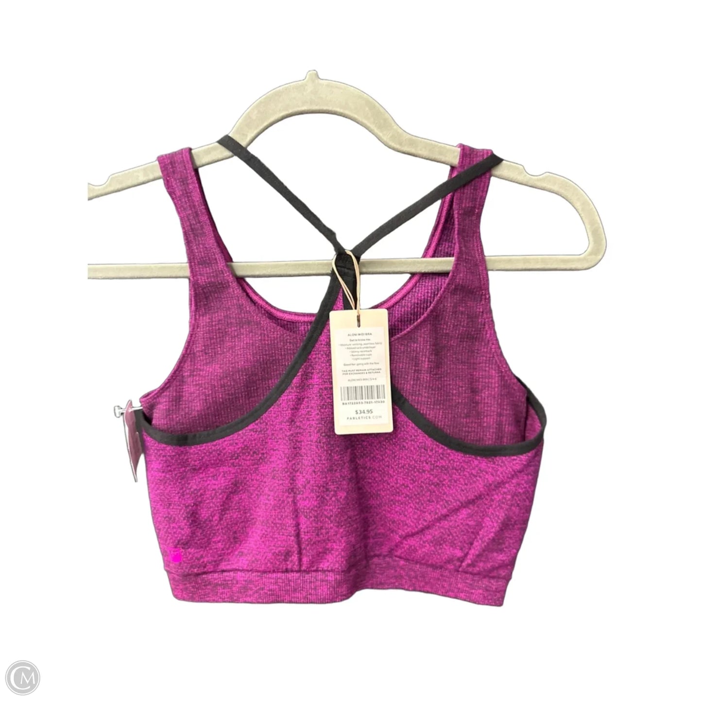 Athletic Bra By Fabletics In Purple, Size: S