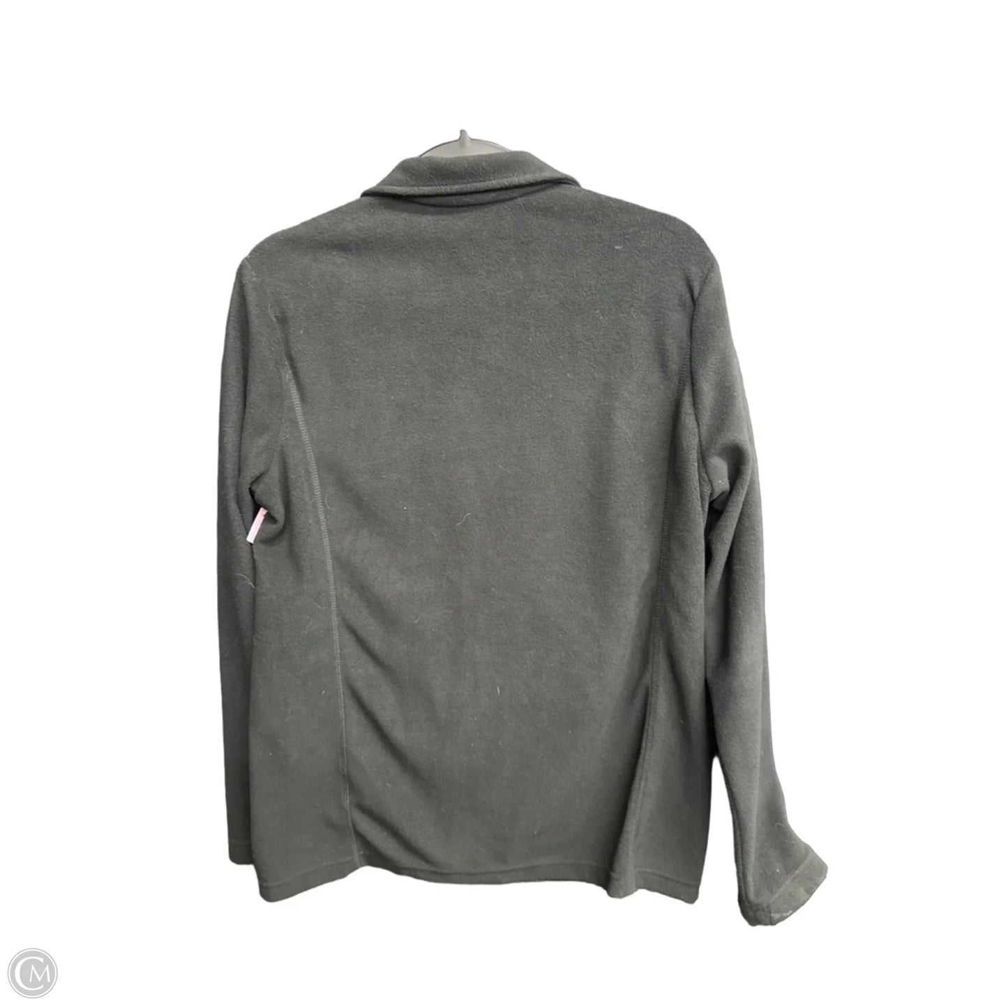 Jacket Fleece By Lands End In Black, Size: M