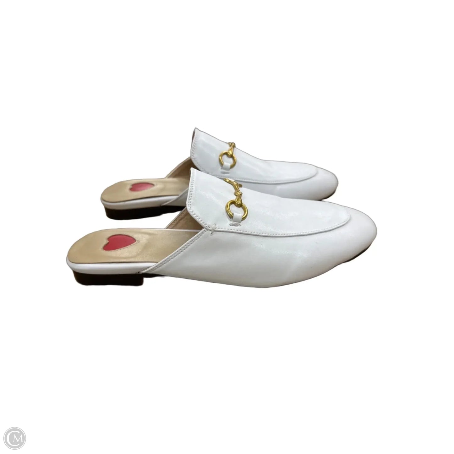 Shoes Flats By Clothes Mentor In White, Size: 6.5