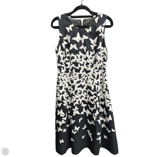 Dress Casual Midi By Talbots In Black & White, Size: Xs