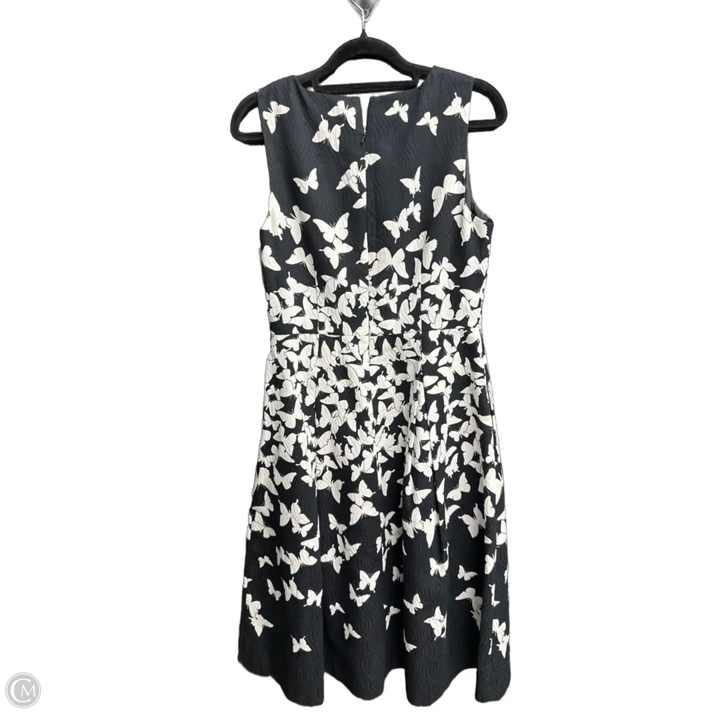 Dress Casual Midi By Talbots In Black & White, Size: Xs