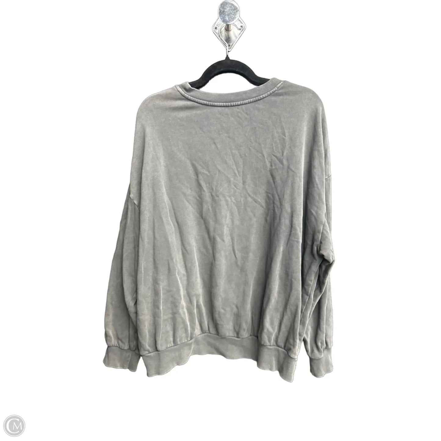 Sweatshirt Collar By Z Supply In Grey, Size: L