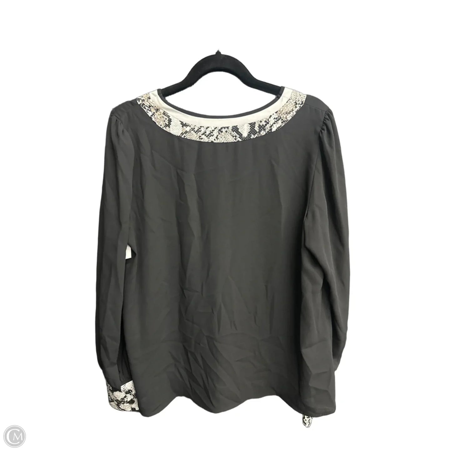 Top Long Sleeve By Express In Black, Size: L