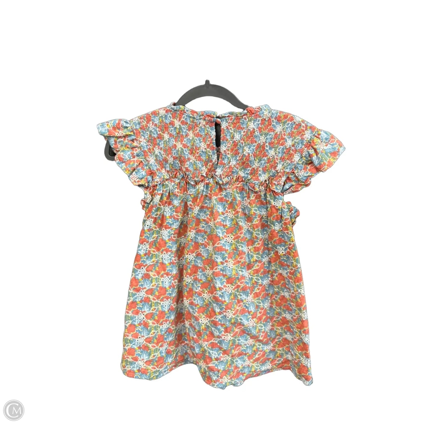 Top Sleeveless By Sugar Lips In Floral Print, Size: M