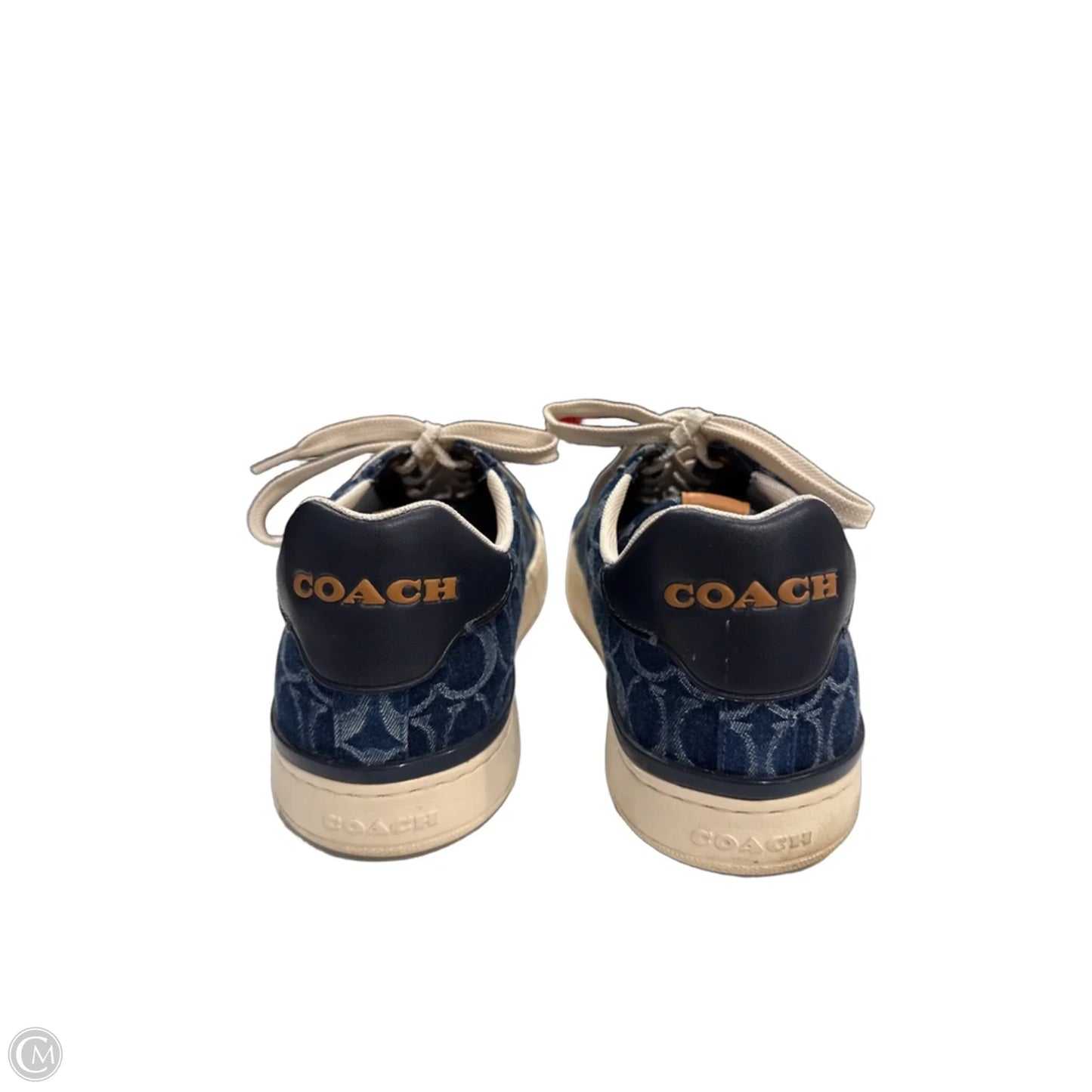 Shoes Designer By Coach In Blue Denim, Size: 11.5