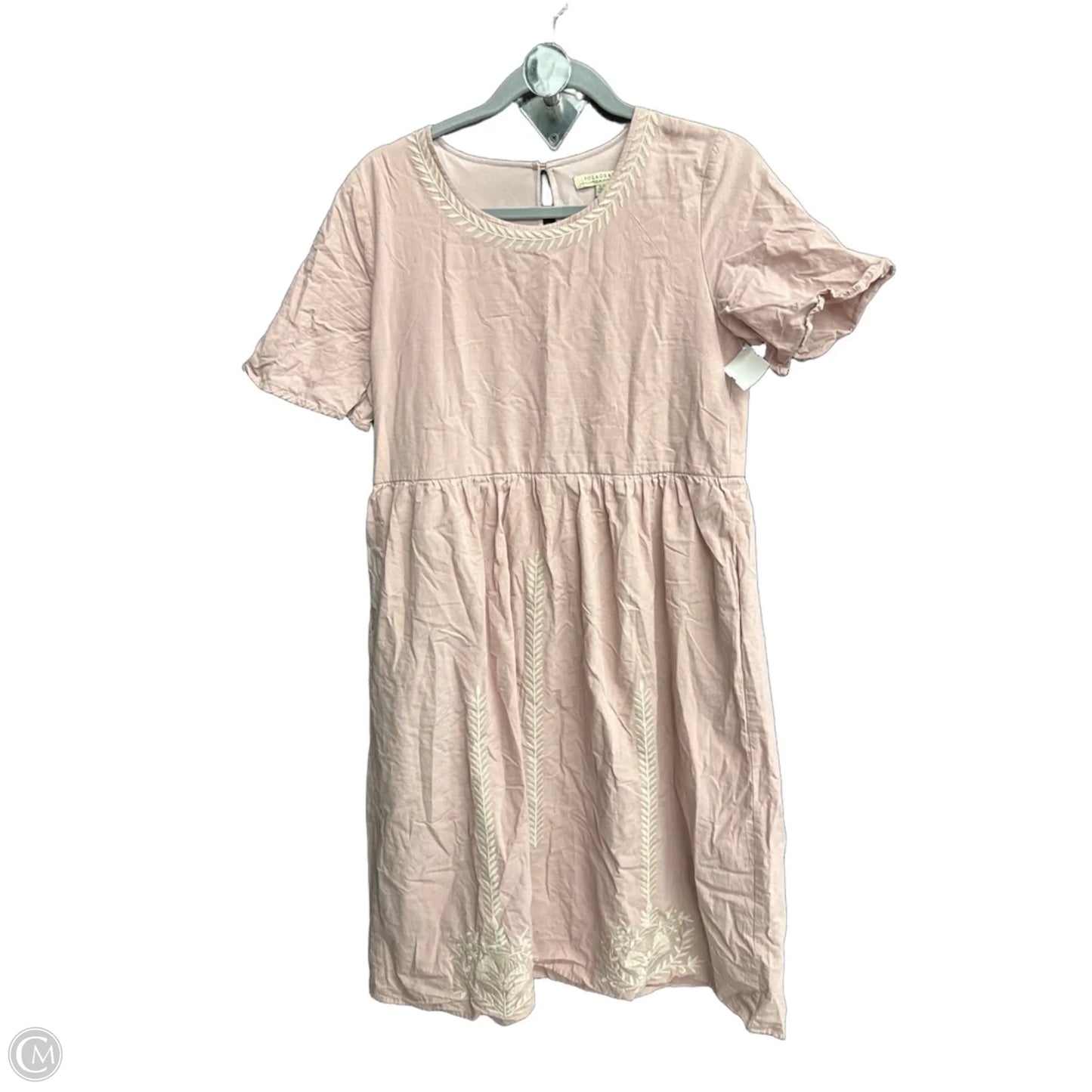Dress Casual Midi By Polagram In Pink, Size: S