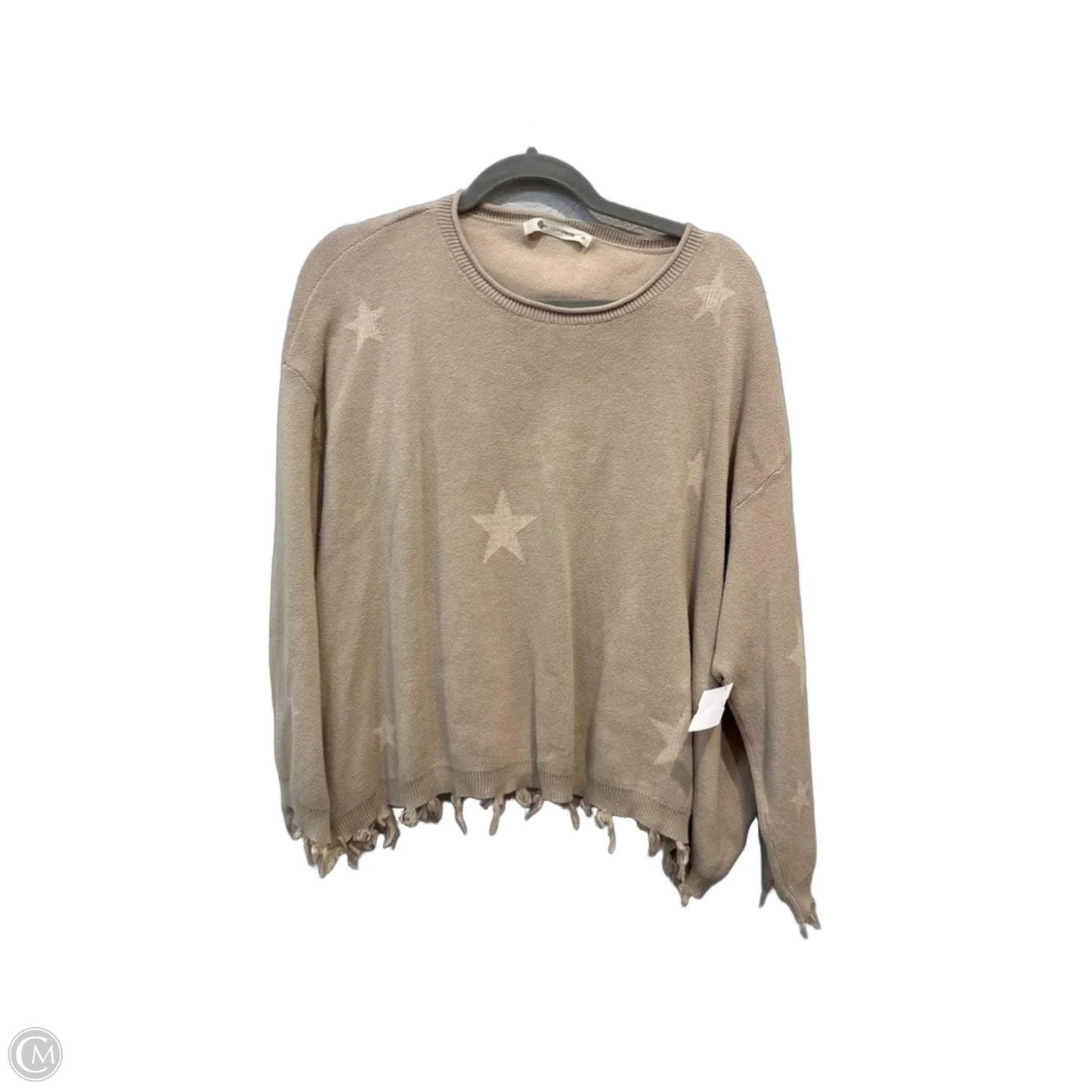 Sweater By Clothes Mentor In Cream, Size: M