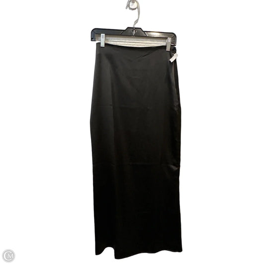 Skirt Maxi By Pretty Little Thing In Black, Size: 0