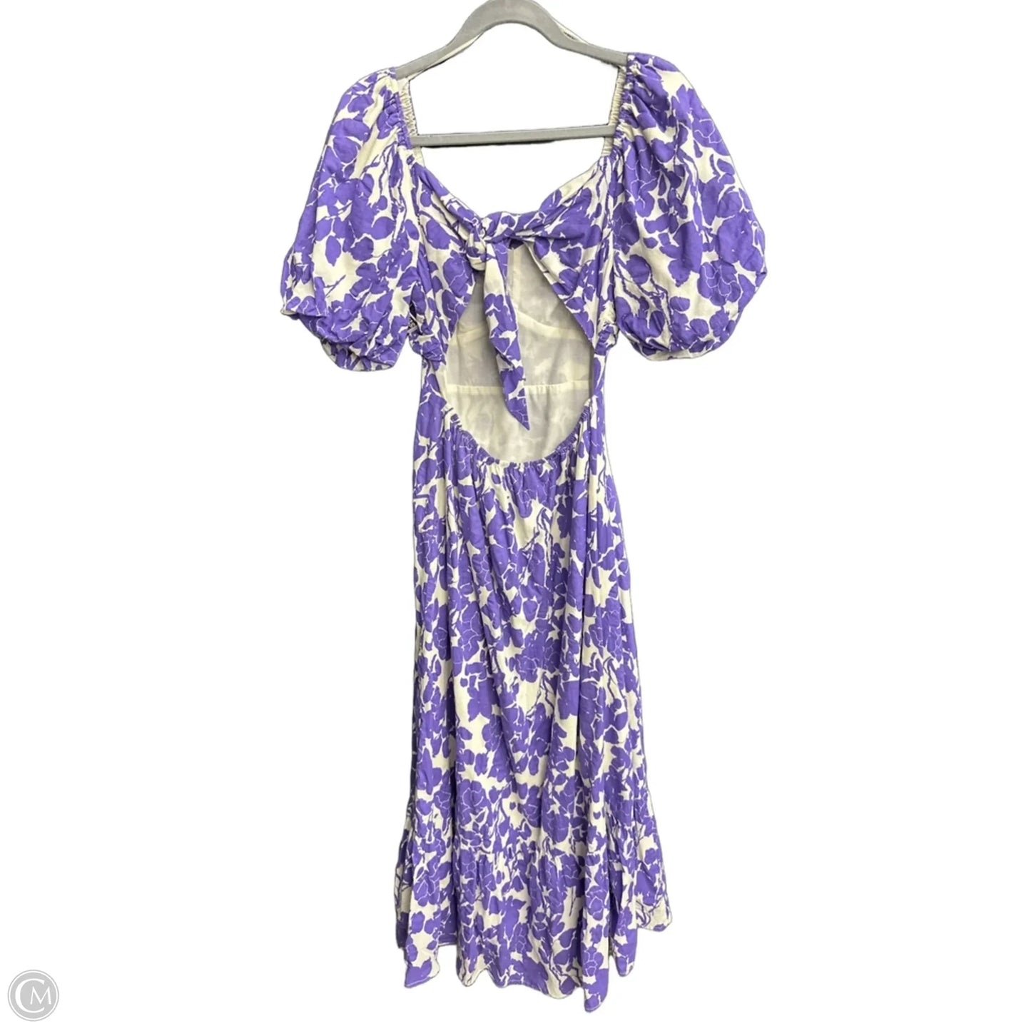 Dress Casual Maxi By Clothes Mentor In Purple & White, Size: S