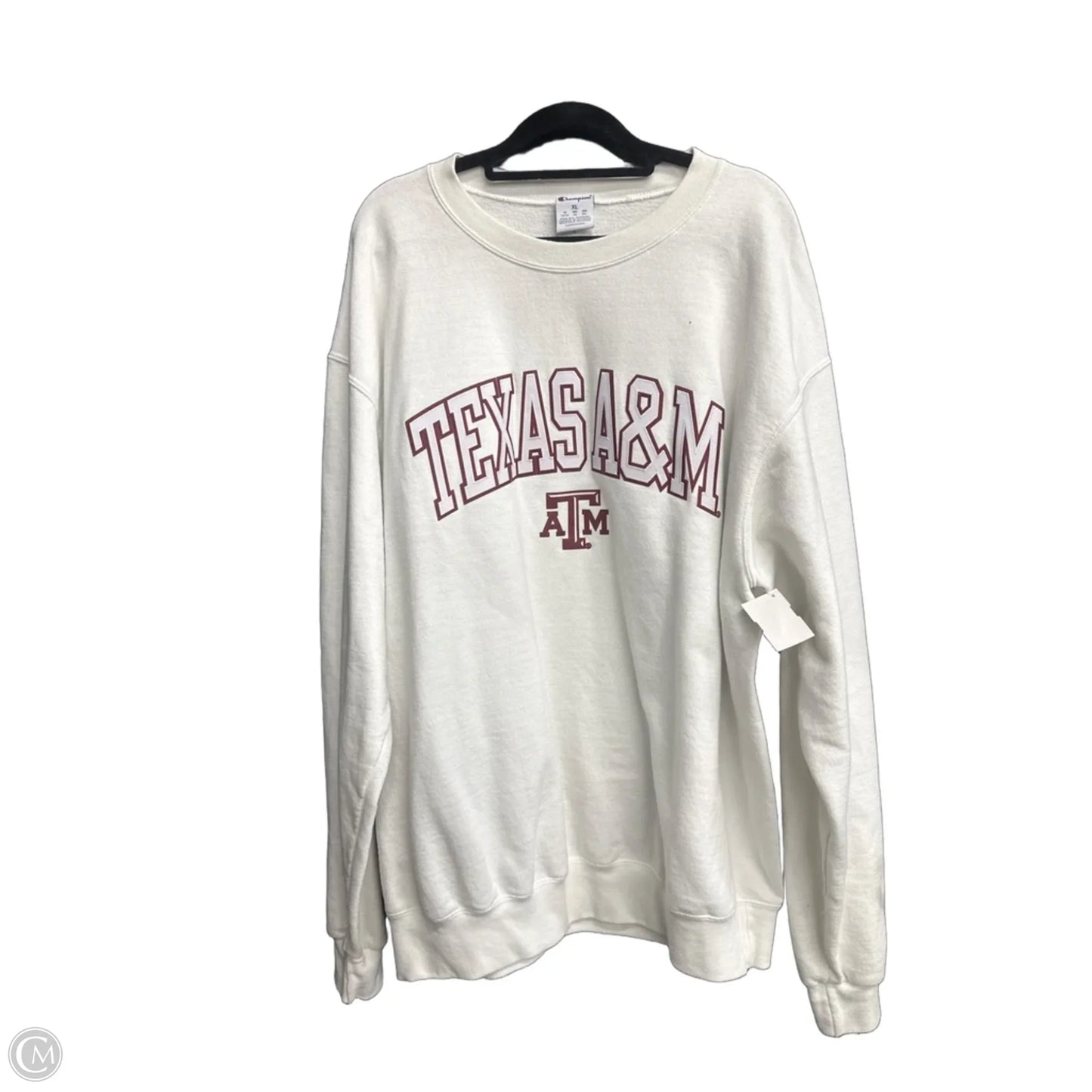 Sweatshirt Crewneck By Champion In White, Size: Xl
