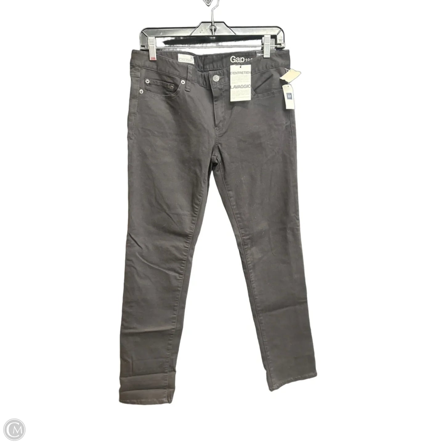 Jeans Straight By Gap In Black, Size: 6