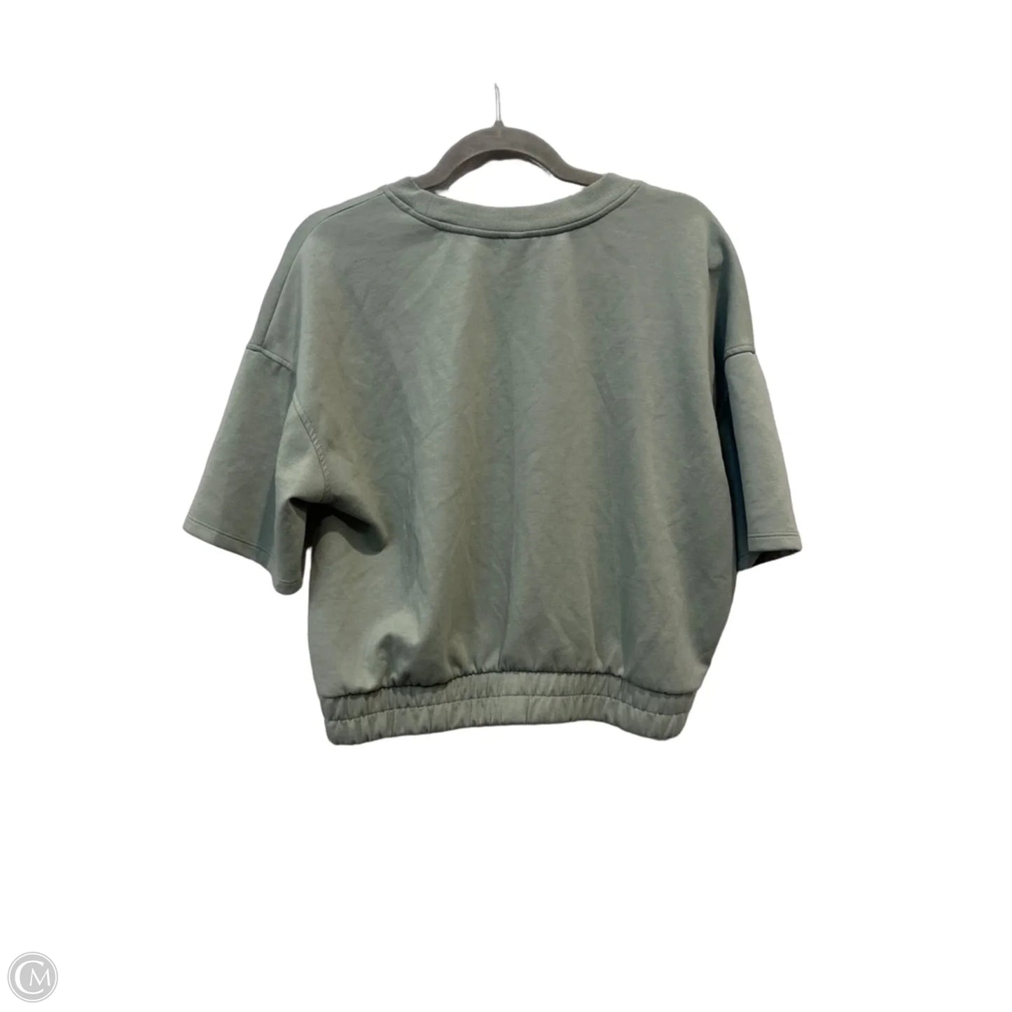Top Short Sleeve By Yogalicious In Green, Size: L