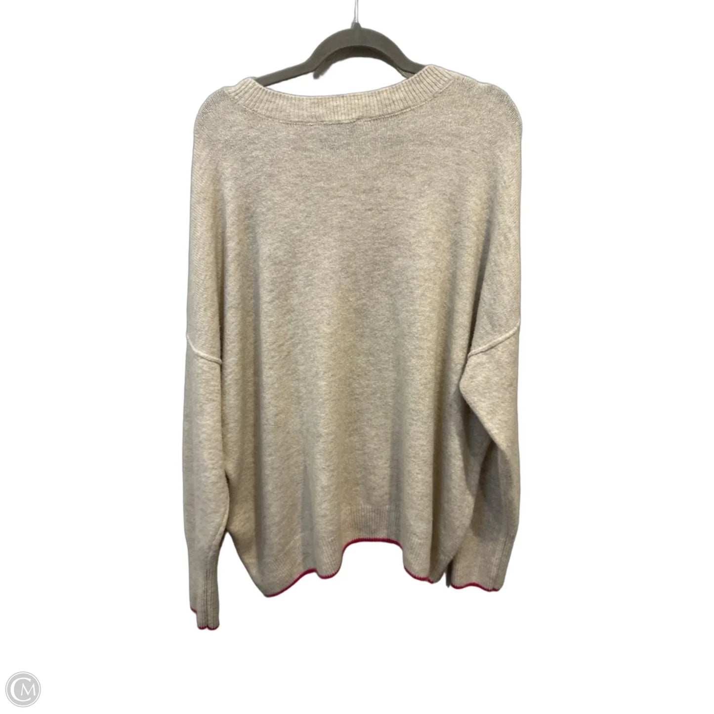 Sweater By Cece In Beige, Size: Xl