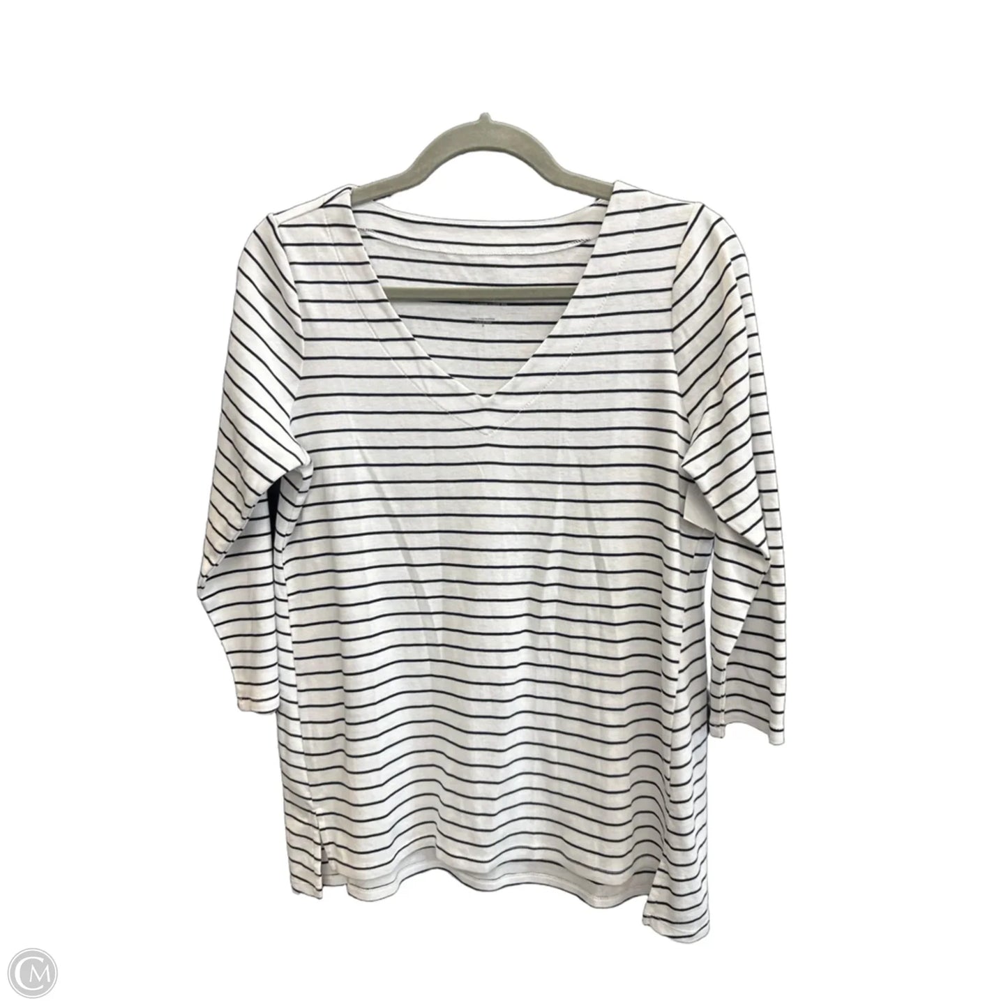 Top 3/4 Sleeve By J. Jill In Striped Pattern, Size: S