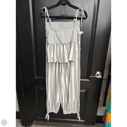 Pants Set 2pc By Free People In Striped Pattern, Size: 8