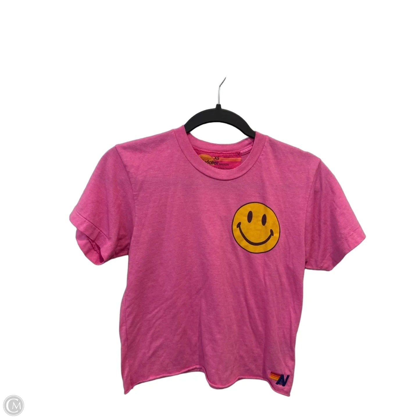 Top Short Sleeve By Clothes Mentor In Pink, Size: Xs