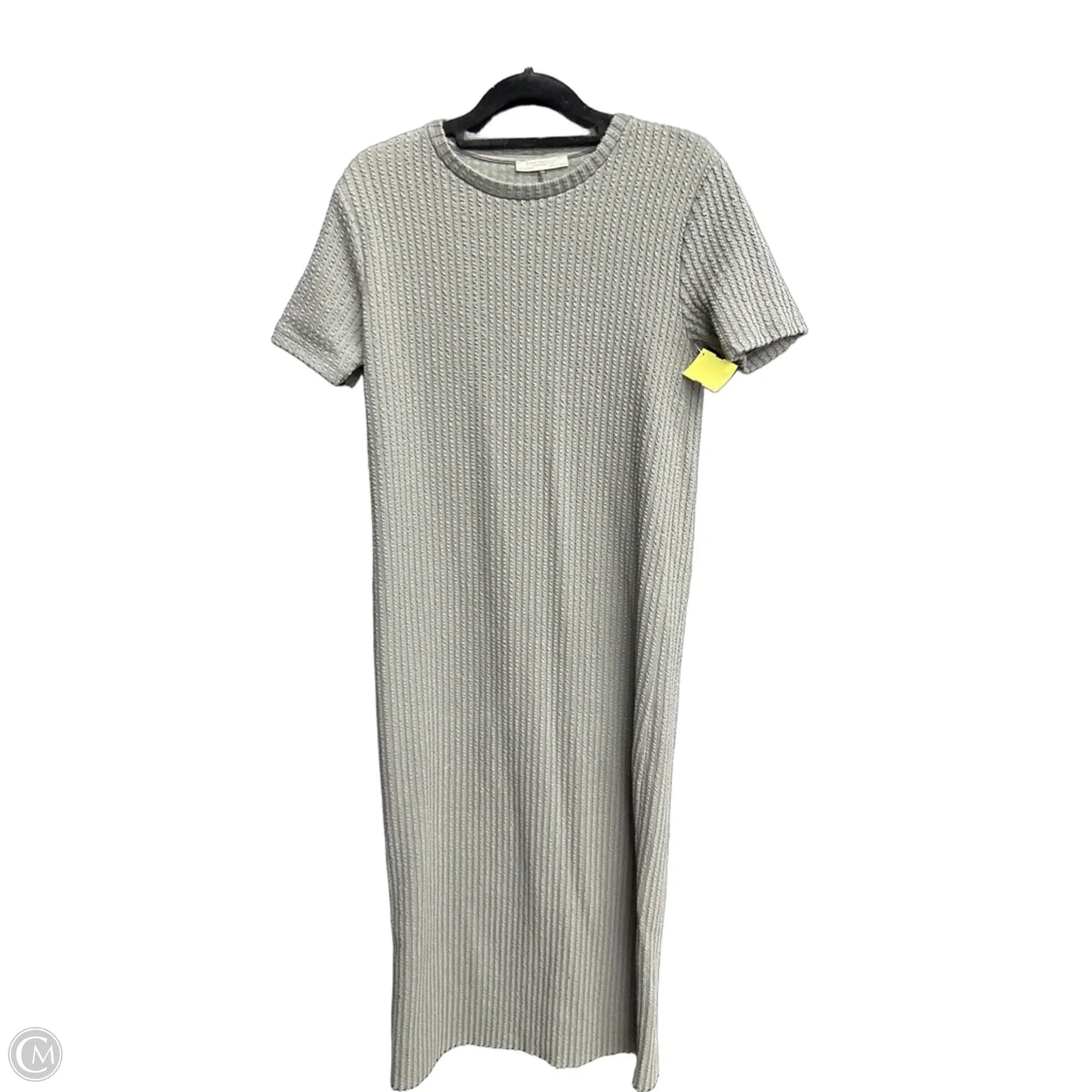 Dress Casual Midi By Zara In Grey, Size: S