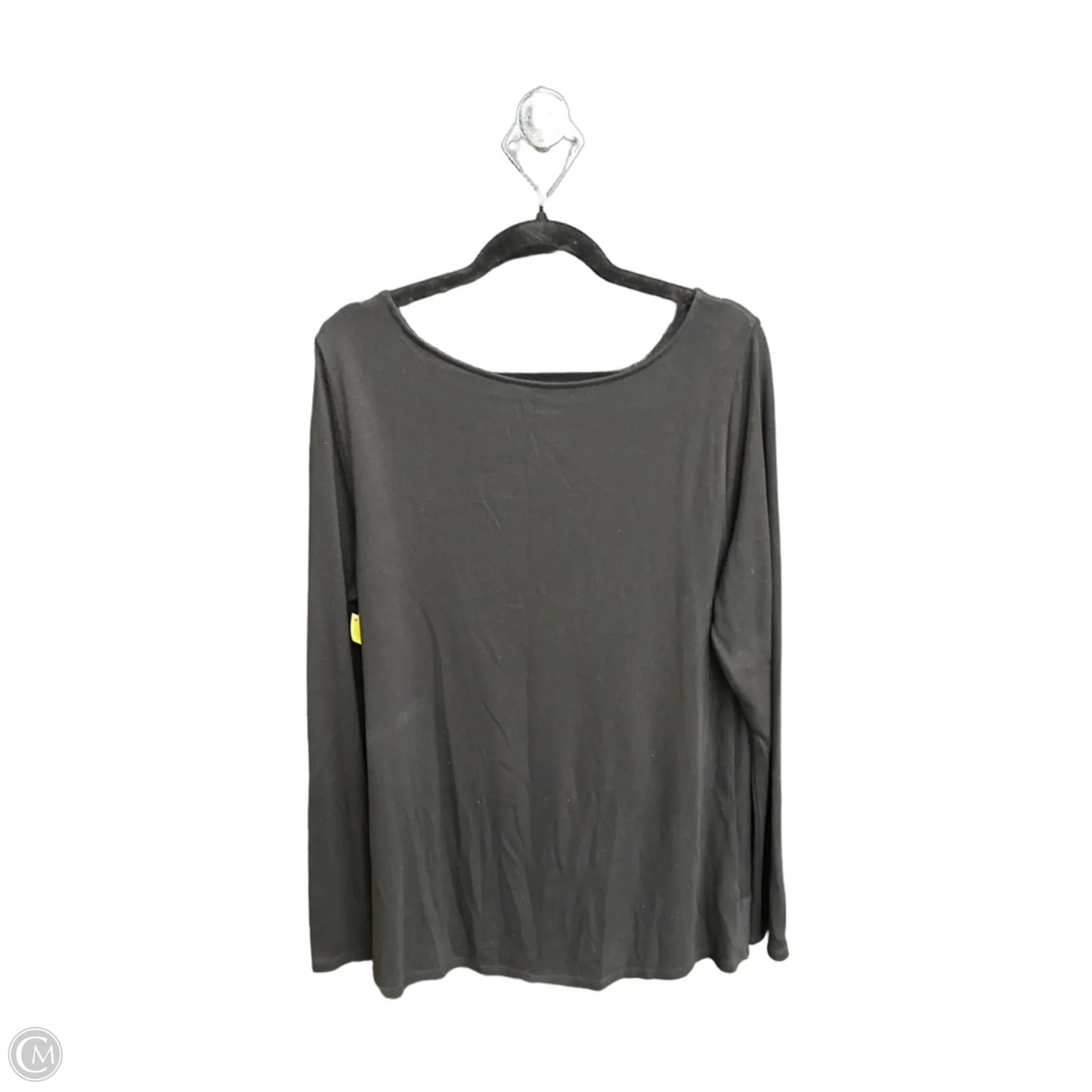 Top Long Sleeve By Loft In Black, Size: L