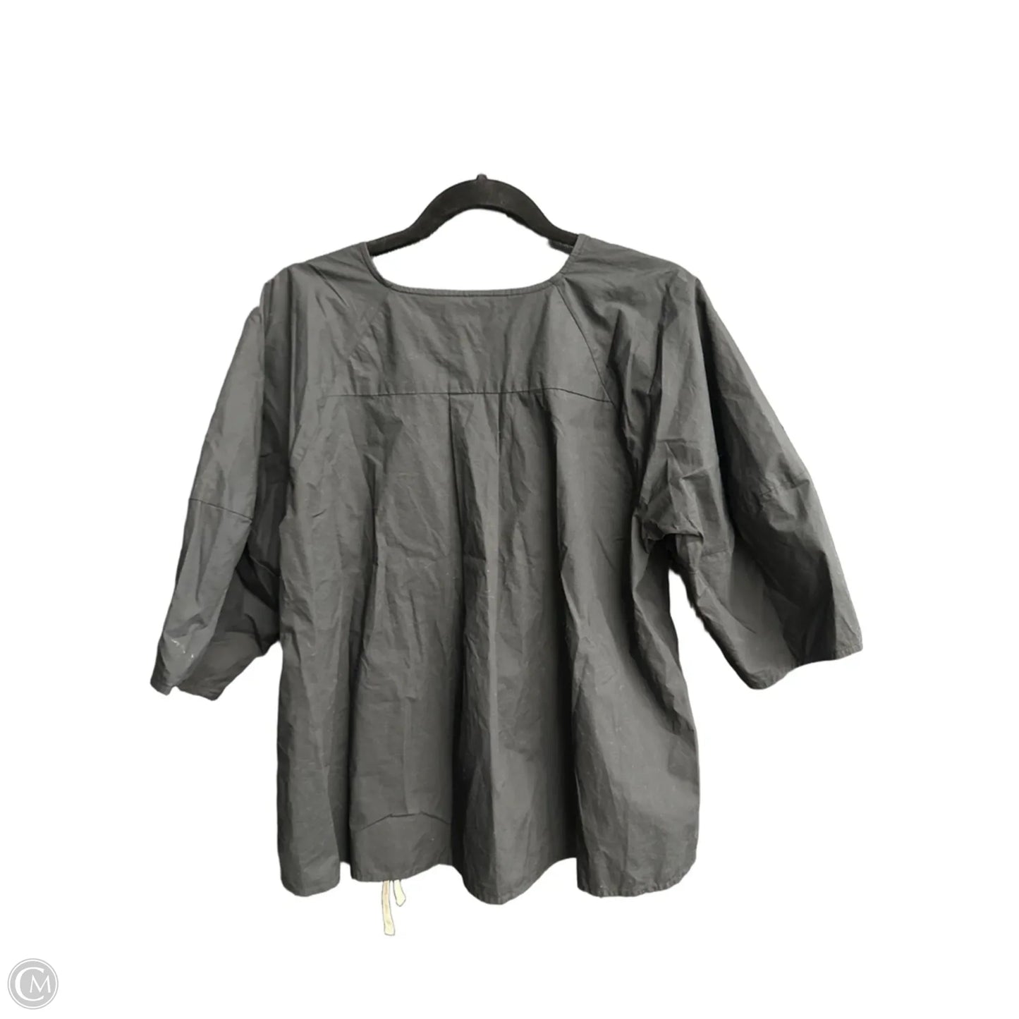 Top Short Sleeve By Banana Republic In Black, Size: M